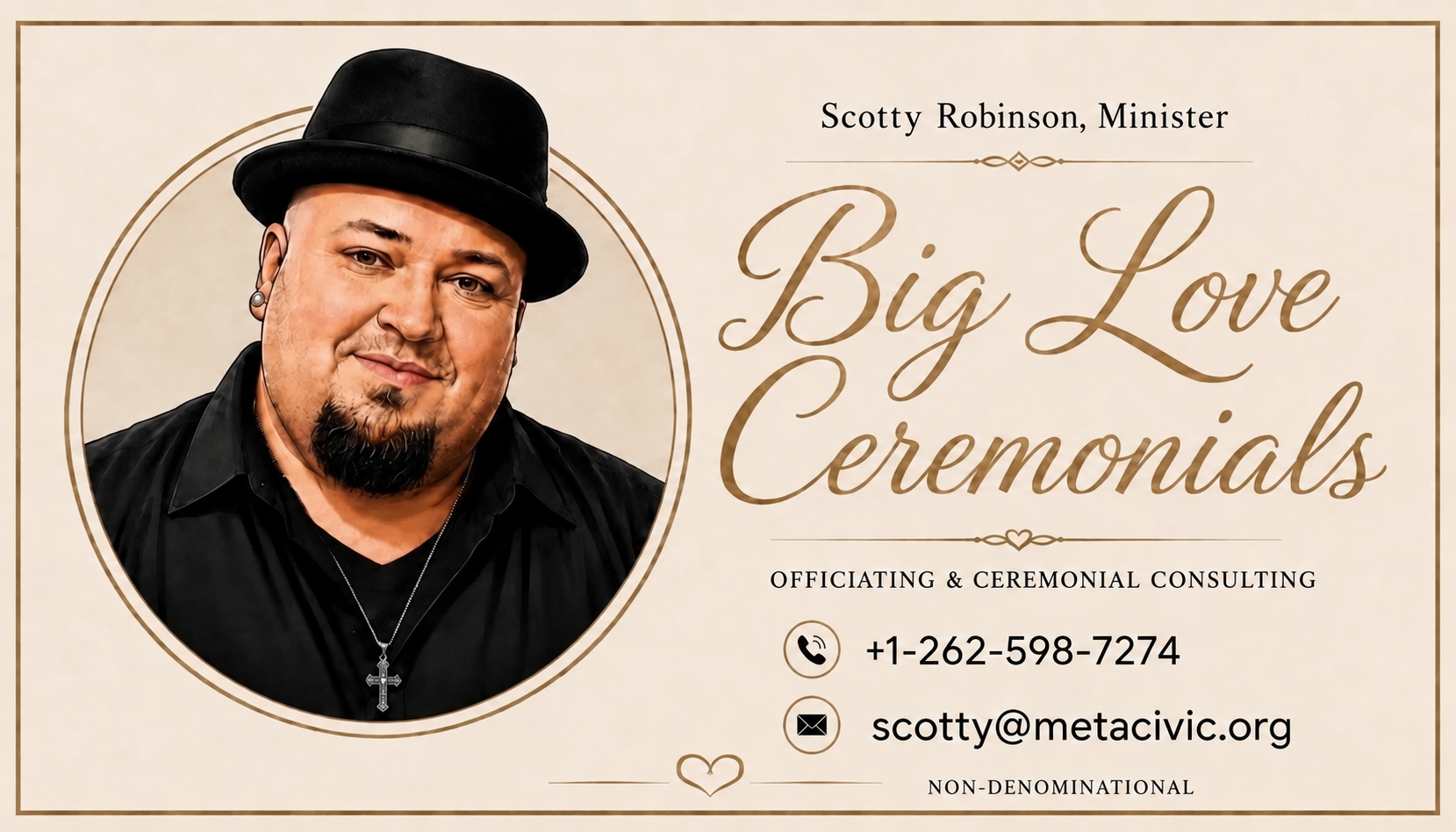 Scotty Robinson, minister